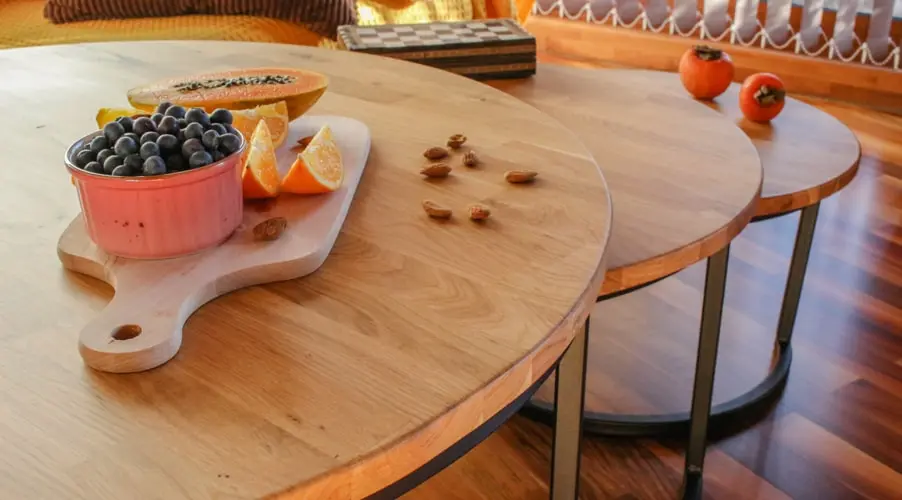 Oak kitchen worktop