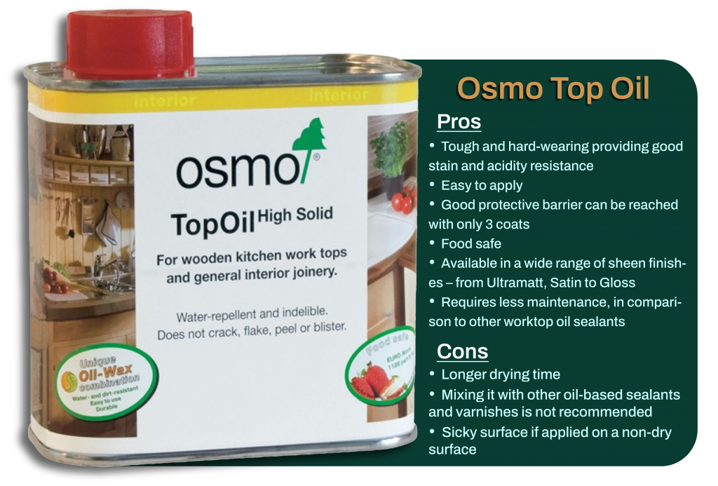 Pros and cons of Osmo oil