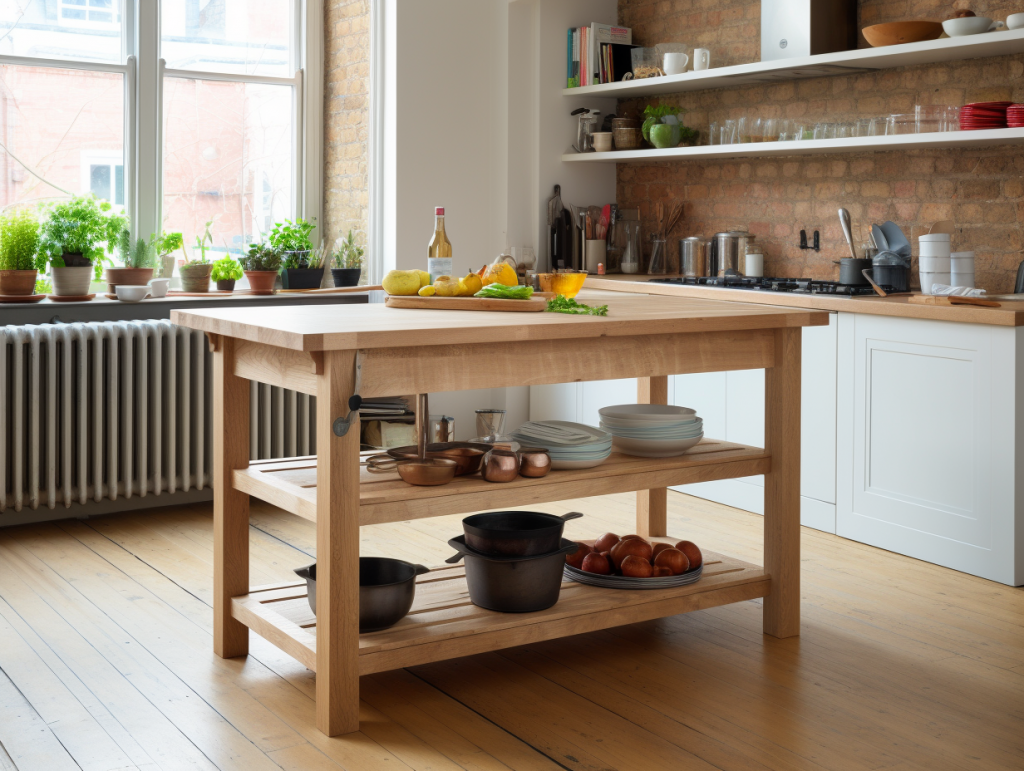 Second hand kitchen online island bench