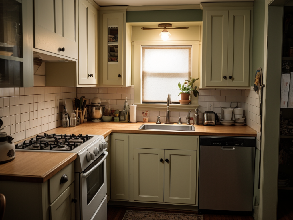 Kitchen in our new house needs updating, considering painting