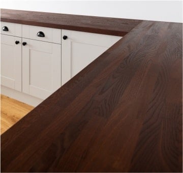 Dark Wood Kitchen Worktop