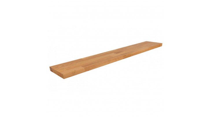 Solid Oak Floating Shelves - Solid Oak Floating Shelf 1200mm X 200mm X 40mm