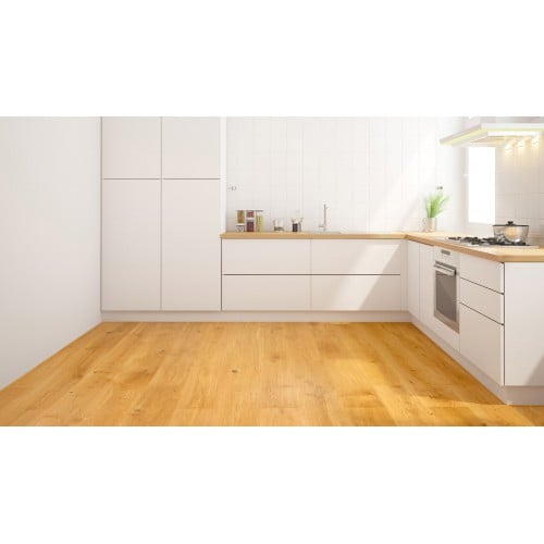 Engineered European Oak Flooring 14mm x 195mm Natural Lacquered