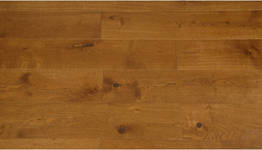 Engineered European Oak Flooring 14mm x 195mm Smoked Lacquered