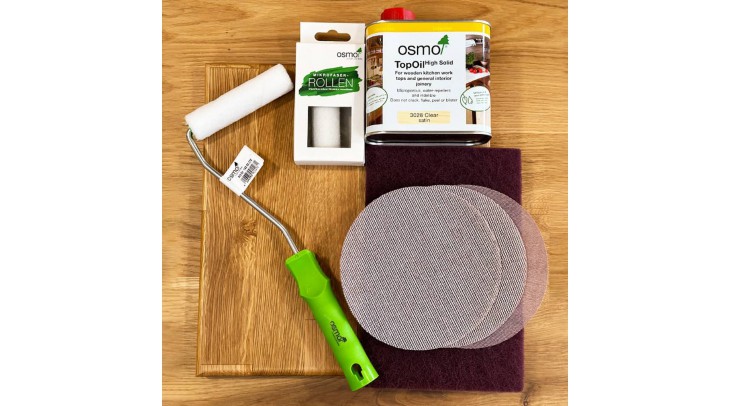 Worktop Oiling Kit + Chopping Board