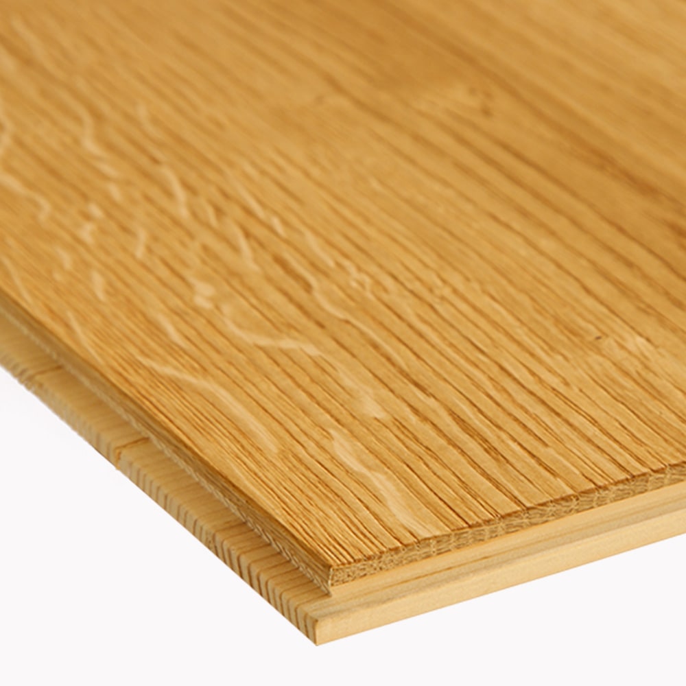 Engineered European Oak Flooring 14mm x 195mm Natural Lacquered Sample
