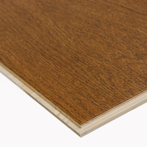 Engineered European Oak Flooring 14mm x 195mm Smoked Lacquered Sample