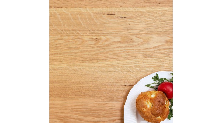 Full Stave Deluxe Rustic Oak Worktop - Full Stave Plinth - 2.5M x 150mm x 20mm