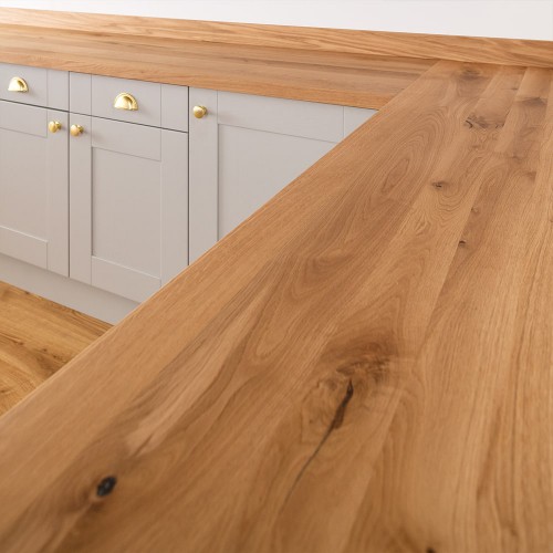 Full Stave Rustic Oak Worktop House Of Worktops