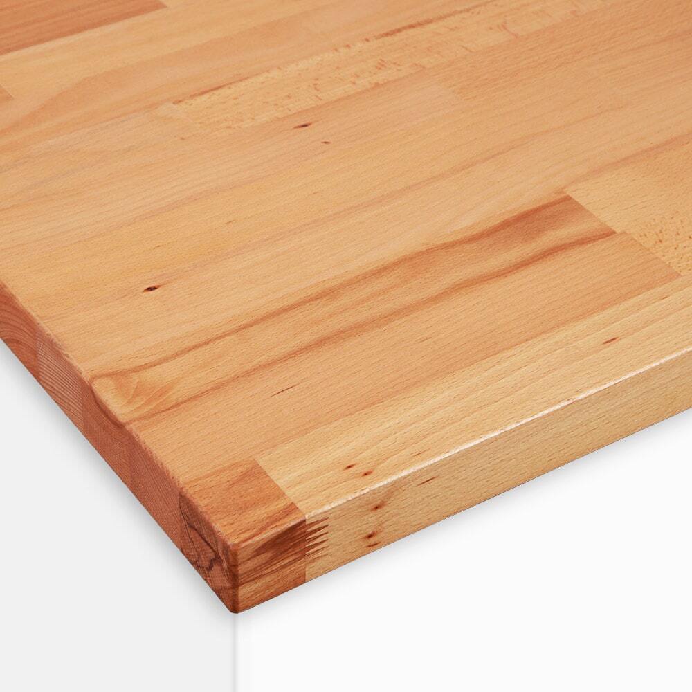 Solid Beech Wooden Kitchen Worktop 3M X 960 X 27mm Wood Timber Worktops 